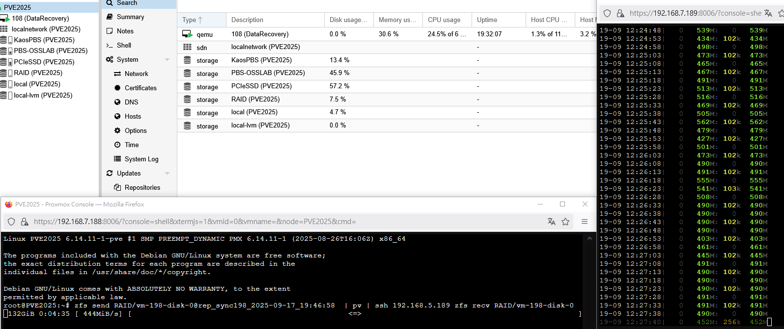 最佳化後的傳輸結果 ~560MB/s