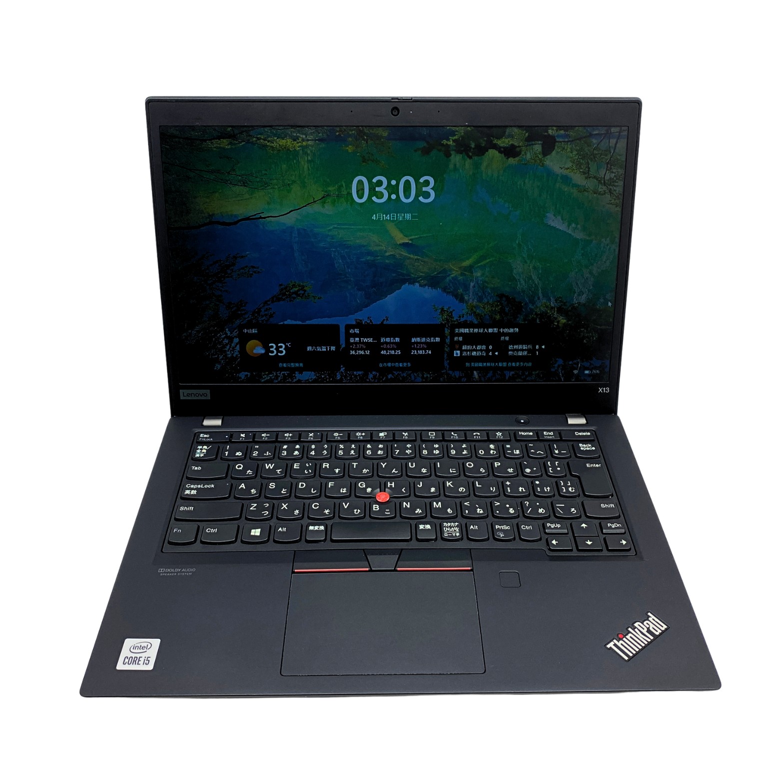 thinkpad-x13-gen1-used-front ThinkPad X13 Gen1 二手 Windows 筆電外觀-正面